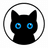 Black Cat Logo Light Mode